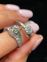 14k White Gold Diamond RIng