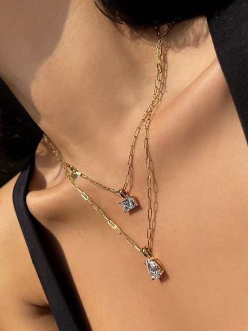 Lab Grown Heart Cut Charm