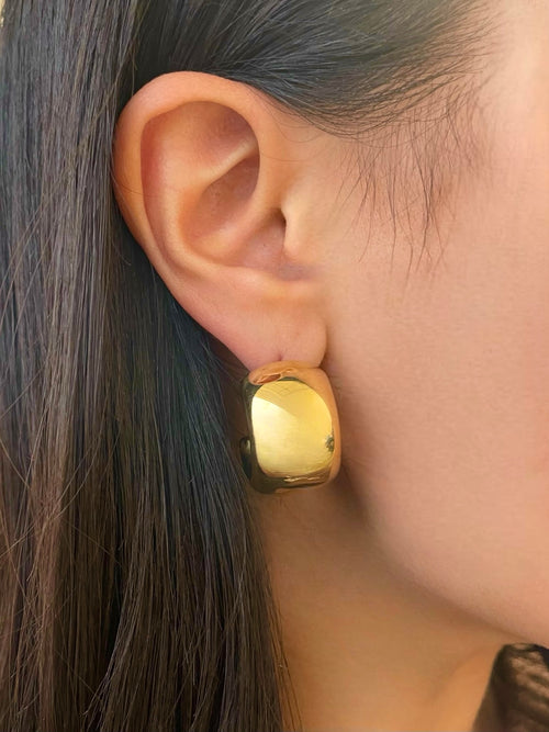 Favorite Wider Hoop Earrings Small