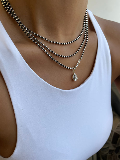Silver Ball Chain Necklace