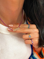 Electric Pink "MAMA" Necklace