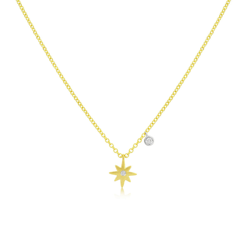 Starburst Bezel Necklace