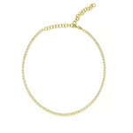 1 Carat Diamond Choker - Yellow Gold
