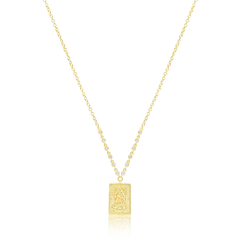 Yellow Gold Necklace Guadalupe
