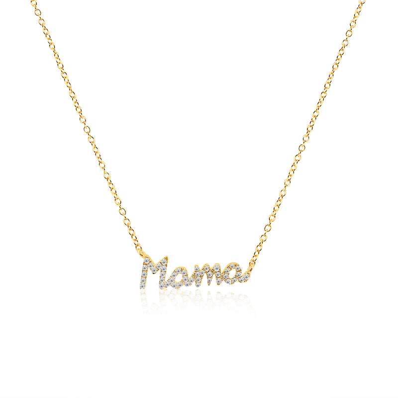 Rose Gold Mama Necklace