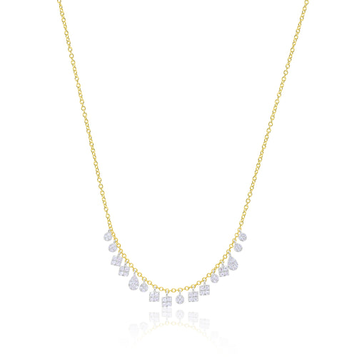 Dainty Diamond Charm Necklace