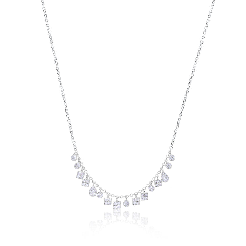 Dainty Diamond Charm Necklace