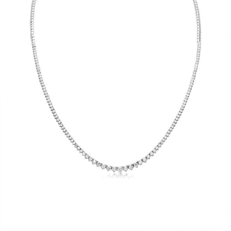 2.70 Diamond Tennis necklace