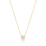 Dainty Yellow Gold Diamond Necklace