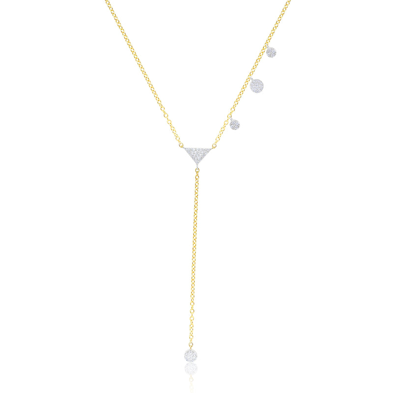 Triangle Charm Lariat