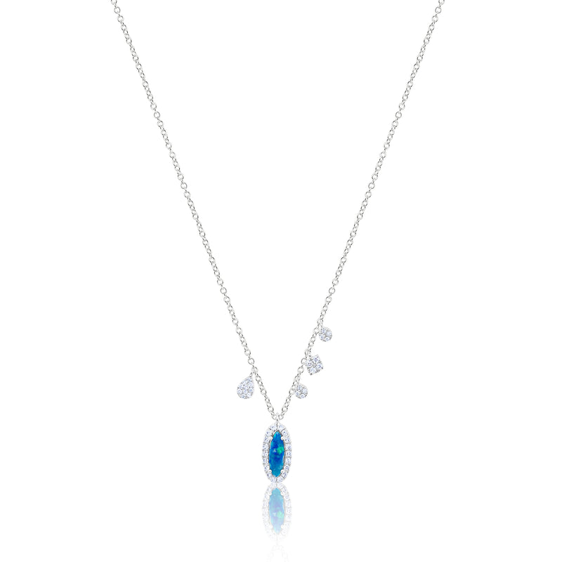 Oval Opal Necklace