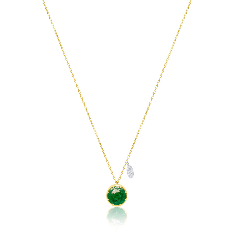Yellow Gold Emerald Mini Shaker