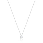 Gold and Diamond Hebrew Initial Necklace