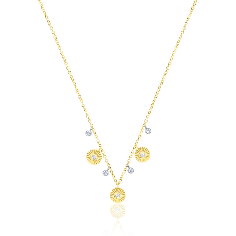Disk Charm Necklace