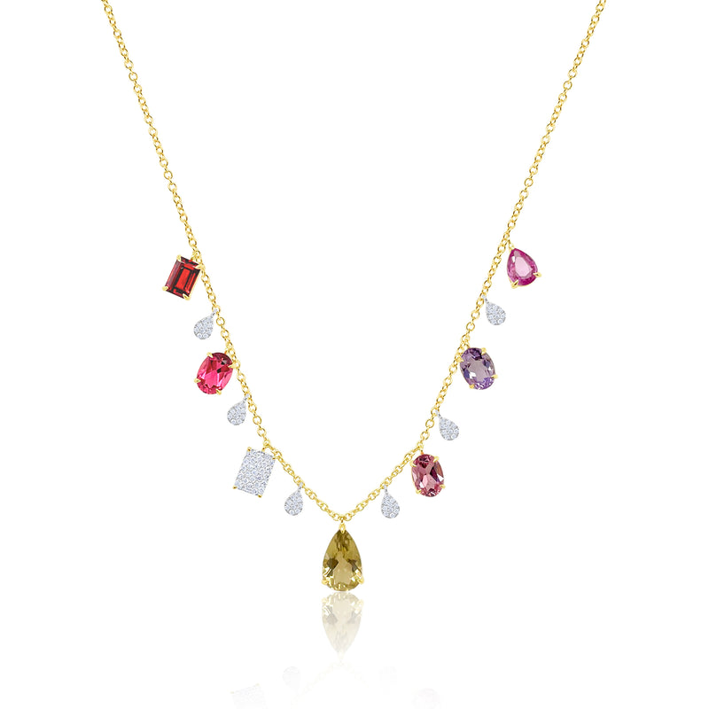 Mixed Gemstone Necklace