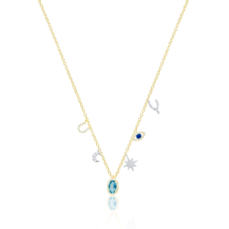 Lucky Charm Topaz Necklace