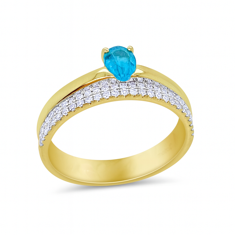 Blue Topaz Ring