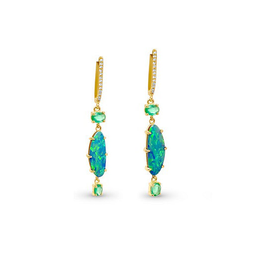 Opal Drop Earrings