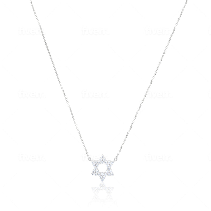 Diamond Star of David Necklace (ONLINE EXCLUSIVE)