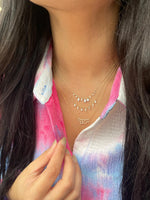 Yellow Gold Dagger Diamond Layering Piece