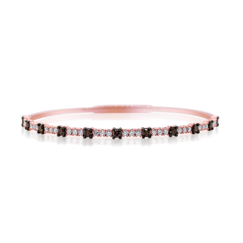 Rose Gold Diamond Bangle