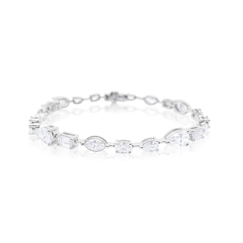 Multi-Stone Lab Tennis Bracelet