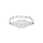 14k White Gold Antique Bracelet