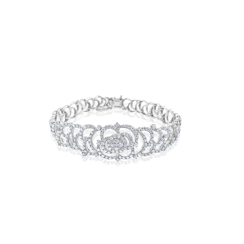 Floral Diamond Bracelet