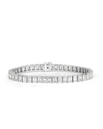 Lab Grown Tennis Bracelet | 10 cts emerald cut