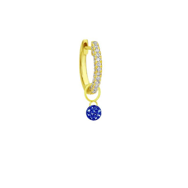 Blue Sapphire Charm