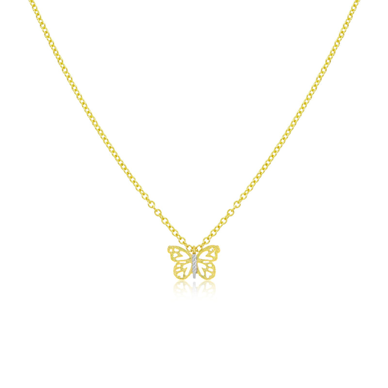 Butterfly Diamond Necklace