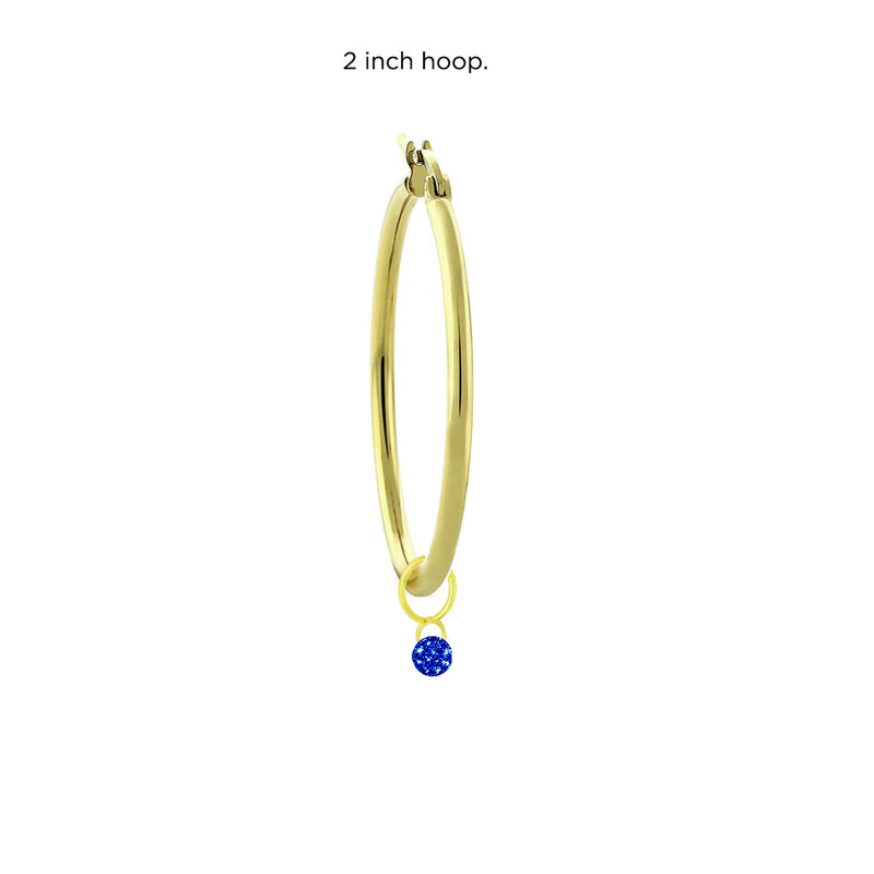 Blue Sapphire Charm