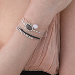 Guava Quartz Bezel Bracelet