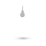 Diamond Disk Hoop Charm