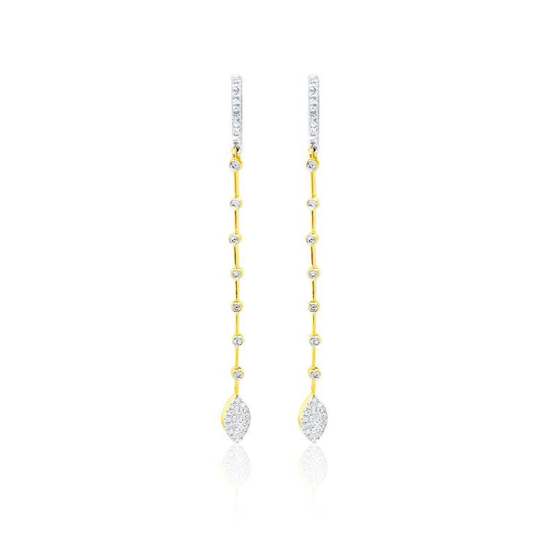 Diamond Drop Earrings