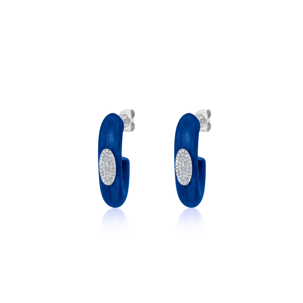 Sapphire Sky Hoops – Meira T Boutique