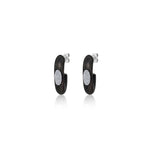 Marrakech Noir Diamond Hoop Earrings