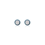 Santorini Stone Rough Diamond Studs