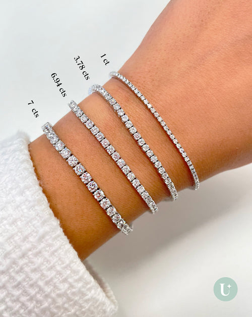 Lab Grown Tennis Bracelet | 1ct round cut