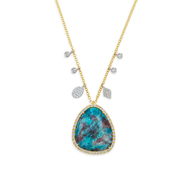 Paraiba Charm Necklace