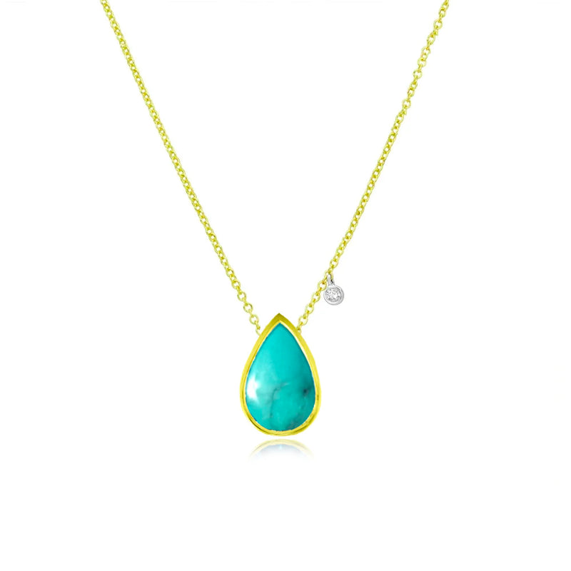 Turquoise Pear Necklace (online exclusive)