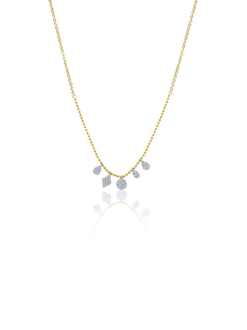 Dainty Diamond Charm Necklace