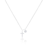 Dainty Diamond Cross