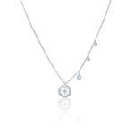 White Gold Antique Inspired Layering Necklace-ONLINE EXCLUSIVE