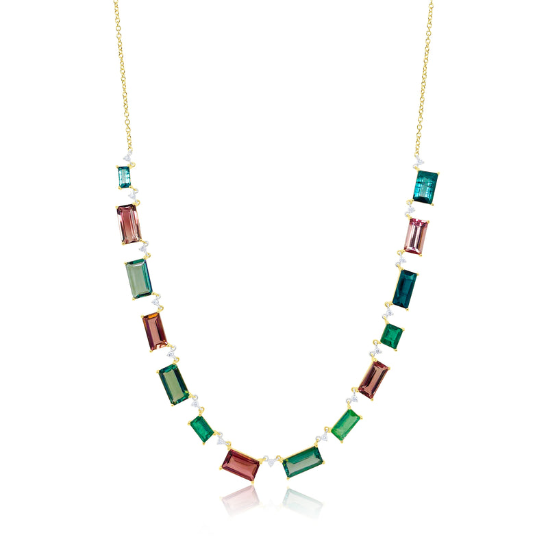 Tourmaline Multicolor Necklace