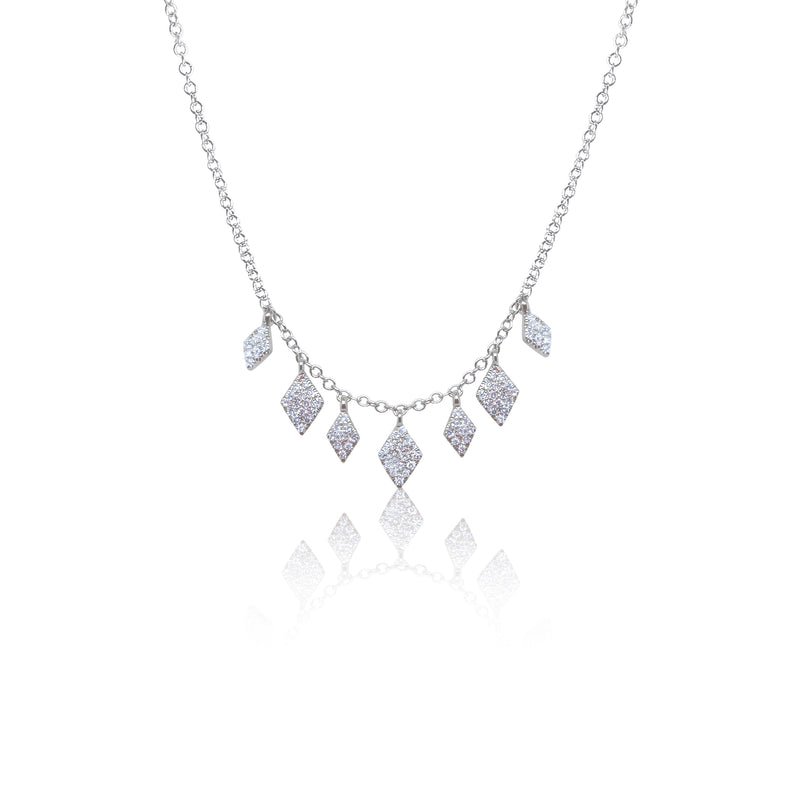 Diamond Kite Necklace