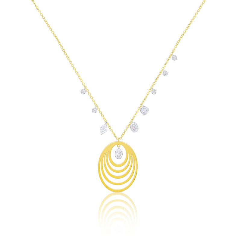Yellow Gold Diamond Necklace