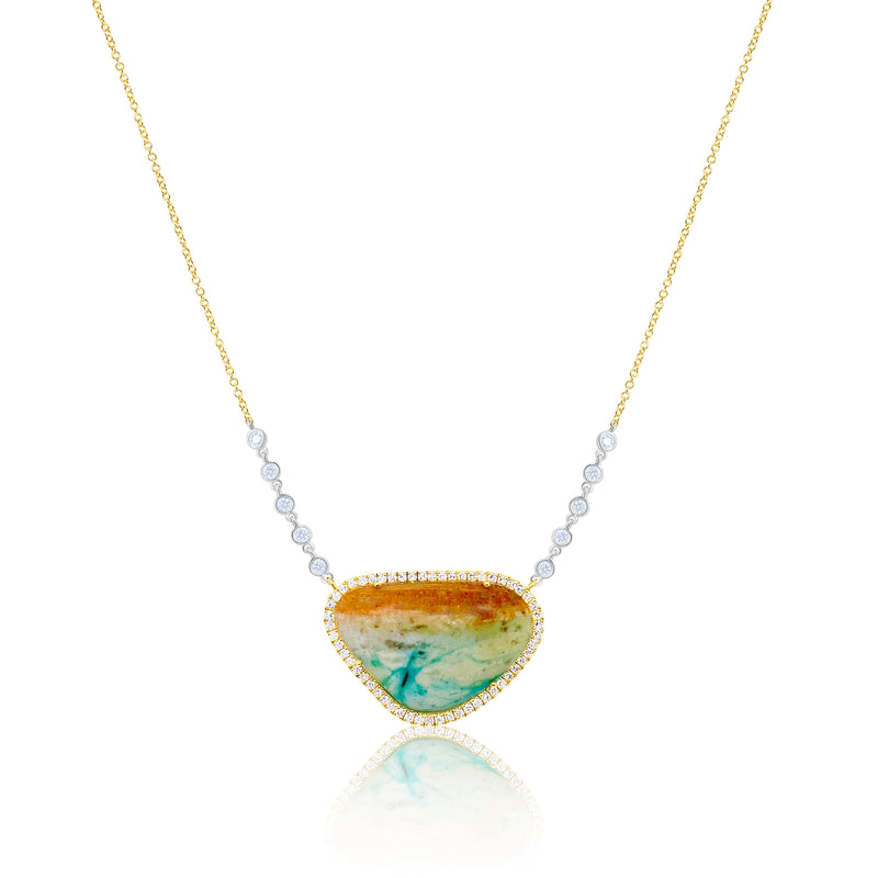 Opalized Wood Necklace