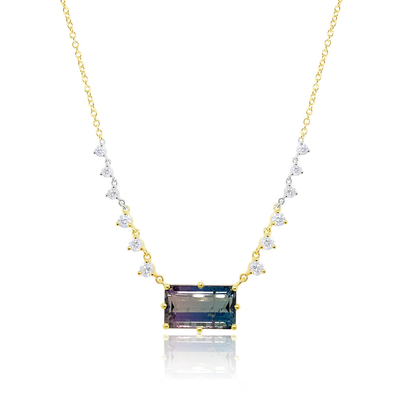 Watermelon Tourmaline Necklace
