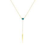 Yellow Gold and Opal Lariat